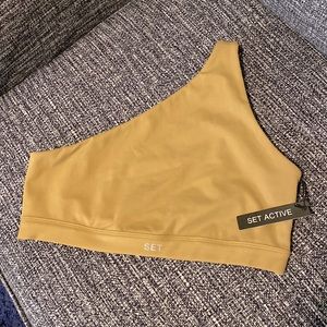 ✨SOLD✨ Set Active Luxform One Shoulder Bra- Rocky